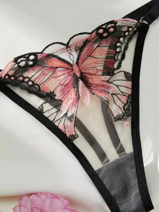 Women's Fashion Personality French Underwear Suit