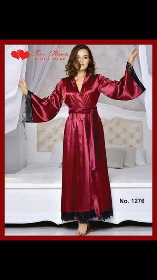 Floor Length Glamour Silk Kimono