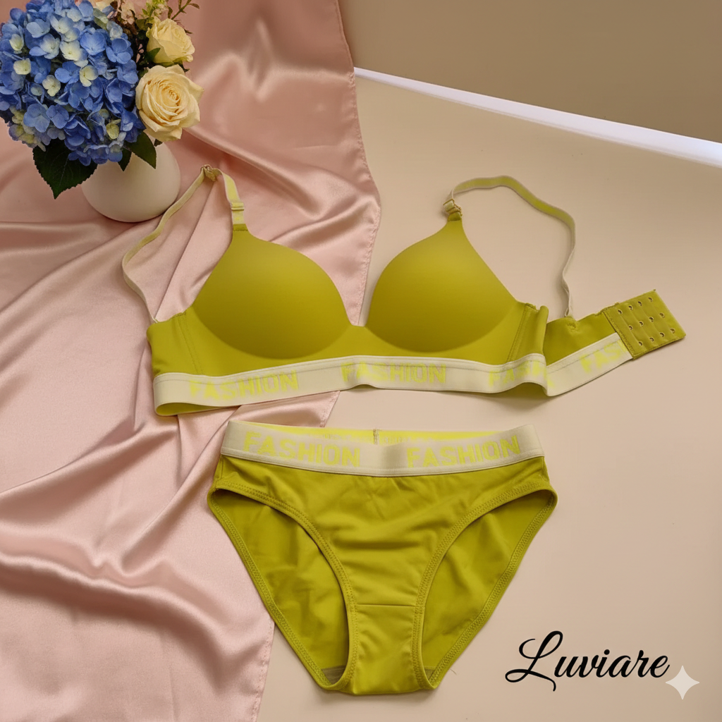 FASHION THIN PAD SPORTS BRA SET